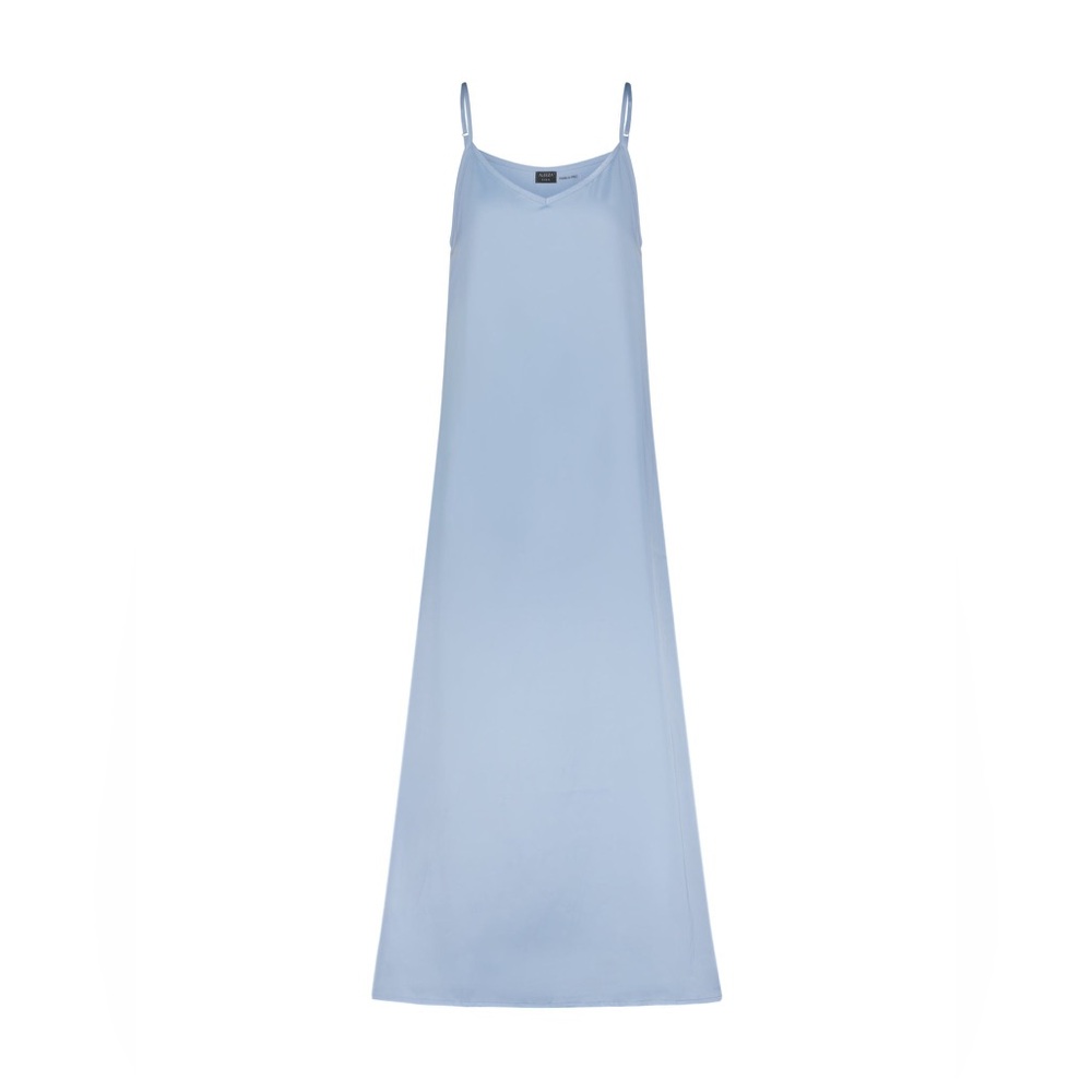 Boutique Brand Strap Slip Dress light blue Sz M